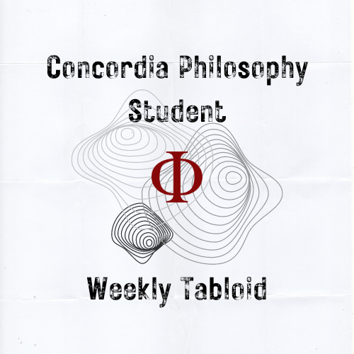 Concordia Philosophy Student Weekly Tabloid logo