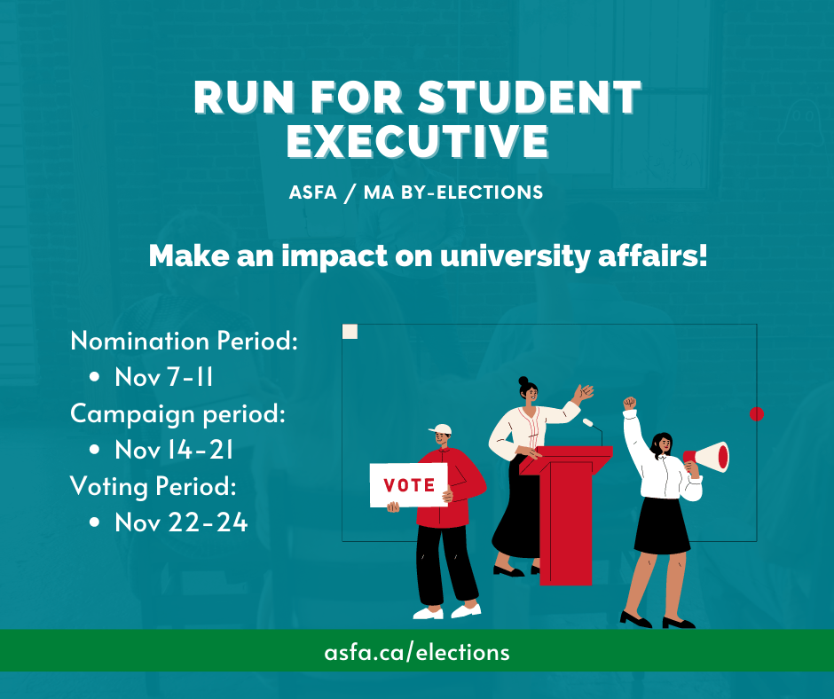 ASFA by-elections poster